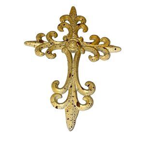 "Sinclair" Cast Iron Cross Spiritual Decor